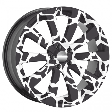 Set 4 Folii Imprimate Outdoor cu EcoSolvent, autoadezive, pentru decorarea jantelor auto, dimetru 60 cm, model FJT-18 [3]