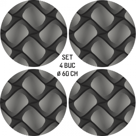 Set 4 Folii Imprimate Outdoor cu EcoSolvent, autoadezive, pentru decorarea jantelor auto, dimetru 60 cm, model FJT-22 [3]