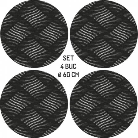 Set 4 Folii Imprimate Outdoor cu EcoSolvent, autoadezive, pentru decorarea jantelor auto, dimetru 60 cm, model FJT-23 [4]