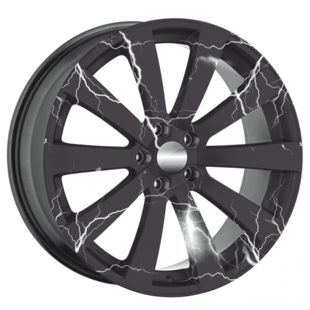 Set 4 Folii Imprimate Outdoor cu EcoSolvent, autoadezive, pentru decorarea jantelor auto, dimetru 60 cm, model FJT-34 [2]