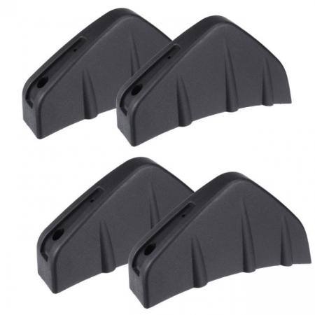 Set 4 ornamente Tuning tip "SPLITTER" pentru bara spate, culoare Neagra [2]