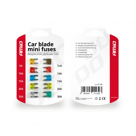 Sigurante si Conectori - Sigurante auto MINI 10 buc