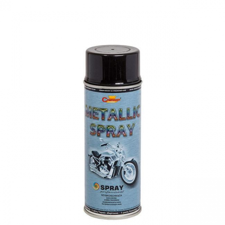 Vopsele Auto - Spray Vopsea 400ml Metalizat Acrilic Negru Champion Color