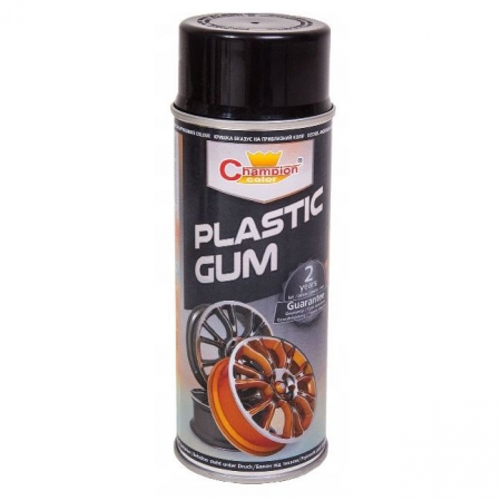 Spray Vopsea Cauciucata pentru Jante, culoare Neagra, 400ml, Champion Color [2]