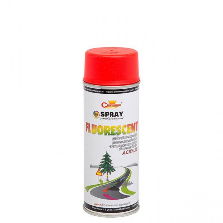 Vopsele Auto - Spray Vopsea Fluorescent 400ml Rosu Champion Color