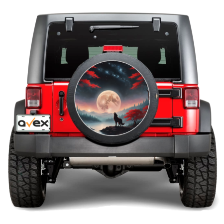 Sticker Roata de Rezerva - Sticker Auto "Roata de Rezerva" rezistenta la intemperii si raze UV, diametru 55 cm, Cod: AVX-RR17