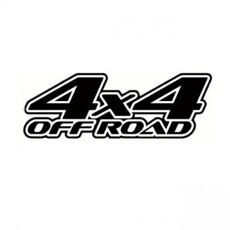 Sticker autoadeziv pentru vehicule Off Road, model "4x4 Off Road", dimensiune 29 x 11 cm, culoare Neagra [1]
