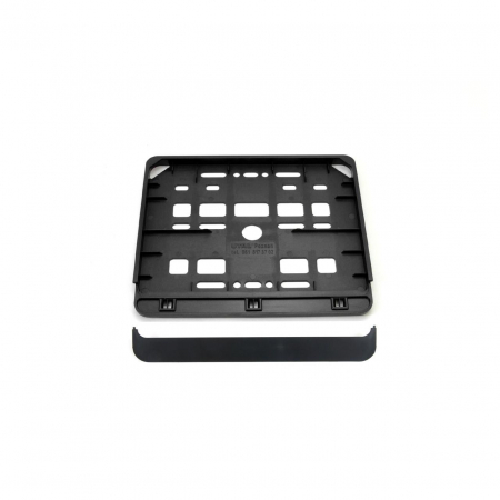 Suport numar inmatriculare negru pentru motocicleta 15 x 19cm [1]