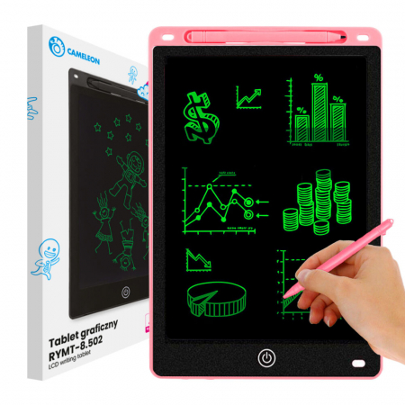 Birotica si Papetarie - Tableta grafica de 10" pentru copii, culoare Roz, AVX-WT-RYMT-8.502-PINK