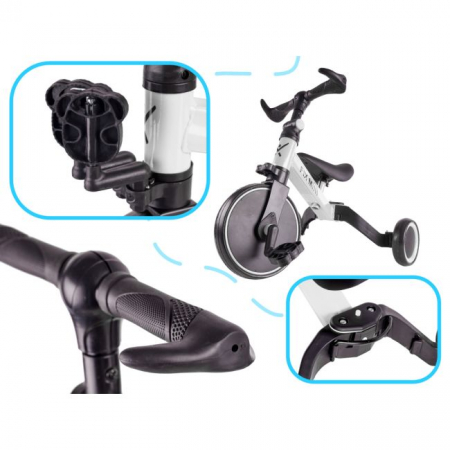 Tricicleta TRIKE FIX MINI, 3in1 adaptabila, culoare Alba [4]
