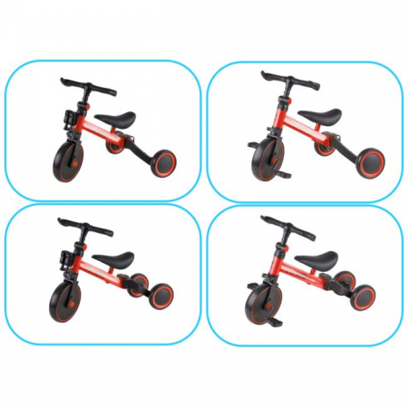 Tricicleta TRIKE FIX MINI, 3in1 adaptabila, culoare Rosie [3]