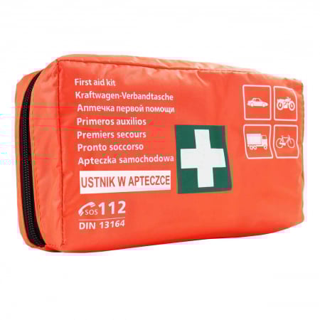 Siguranta Auto - Trusa de prim ajutor auto, 17 piese, DIN 13164