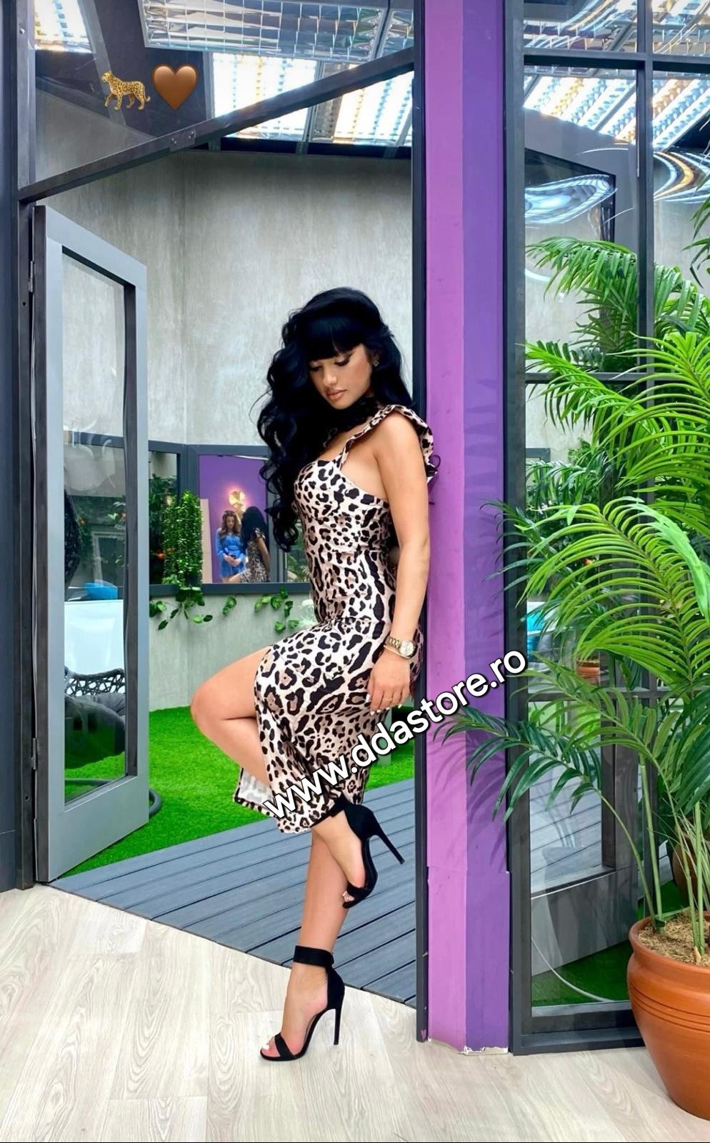 Rochie Artemis print leopard