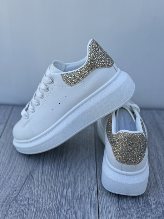 Adidasi Dama White/Gold [3]