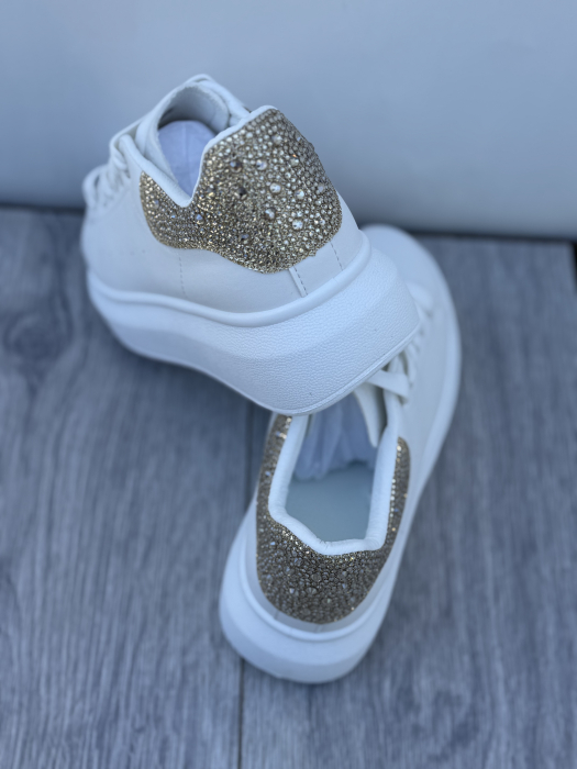 Adidasi Dama White/Gold [4]