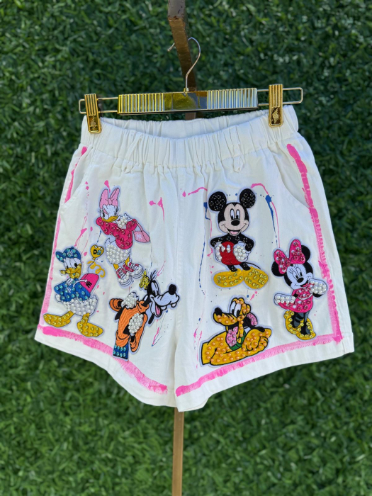 Jeans Disney alb [5]