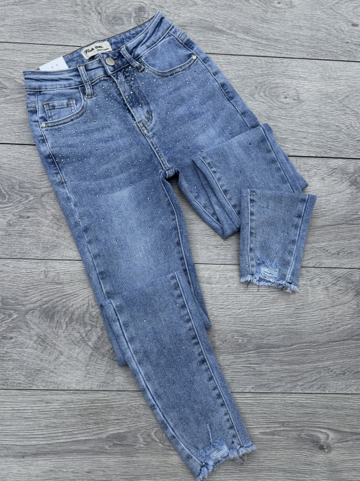 Blugi Skinny Elastici W02 [2]