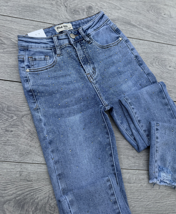 Blugi Skinny Elastici W02 [4]