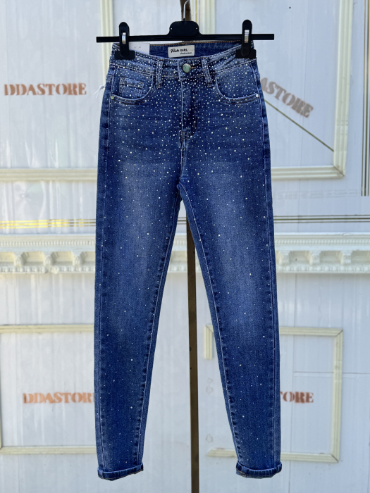 Blugi Skinny Elastici W02 [3]