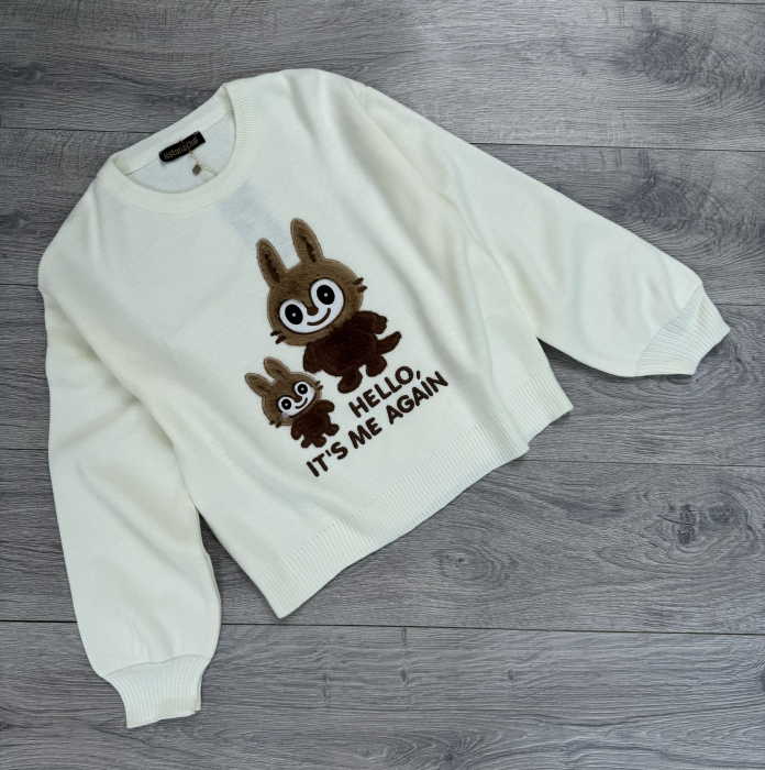 Bluza Labubu alb [2]