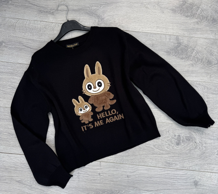 Bluza Labubu negru [1]