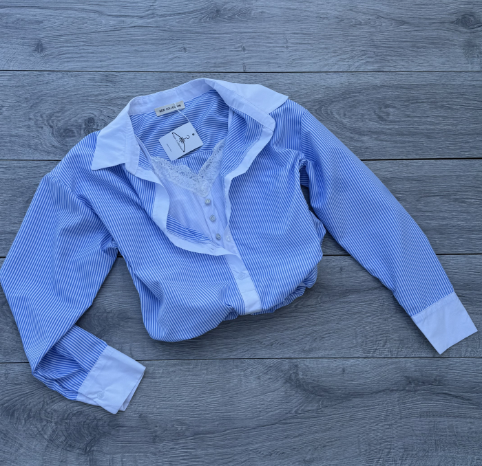 Cămașă cu maiou inclus- Bleo [2]