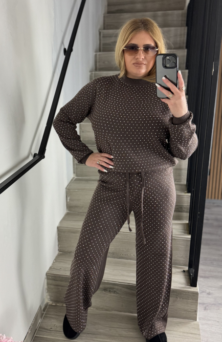 Compleu din tricot  Choco Shine [5]