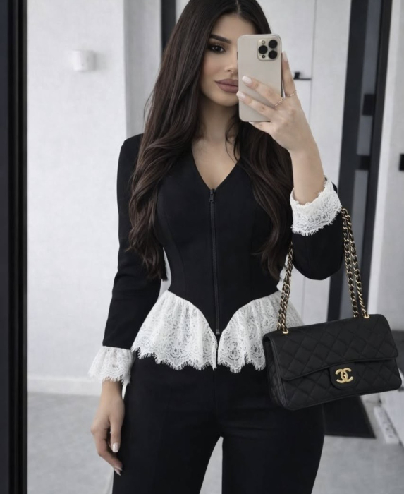 Compleu cu Dantelă alb [3]