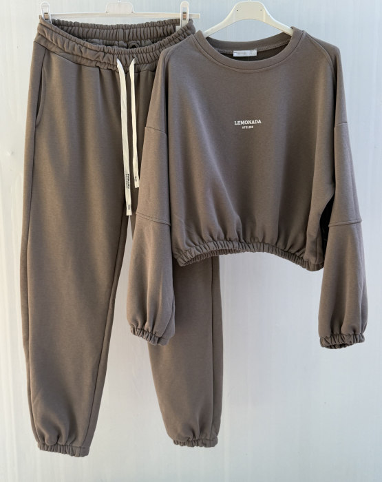 Compleu din bumbac Lemonada Atelier Grey [2]