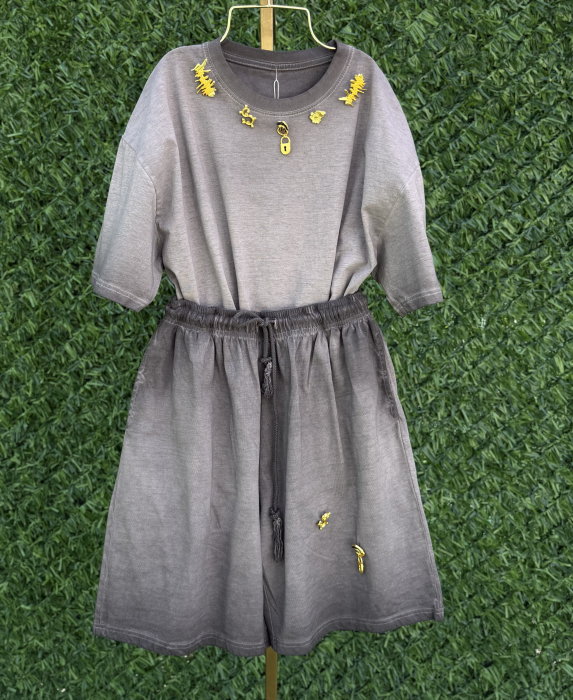 Compleu din bumbac premium Grey [2]