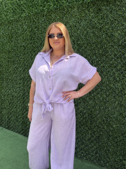 Compleu Sergio din vâscoză Lila [5]