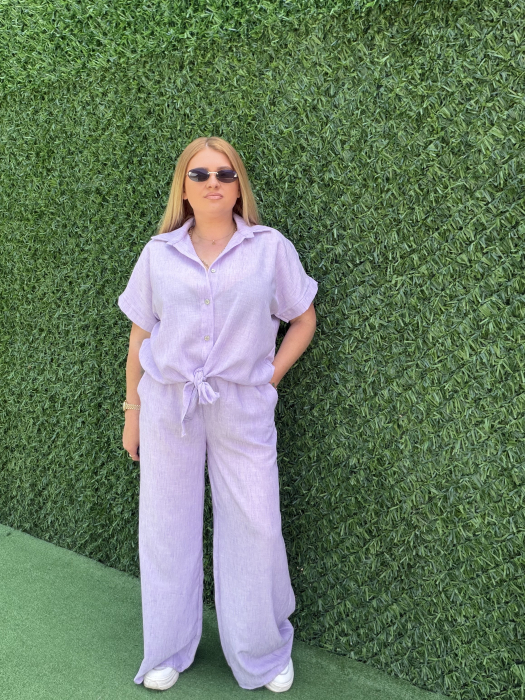 Compleu Sergio din vâscoză Lila [4]