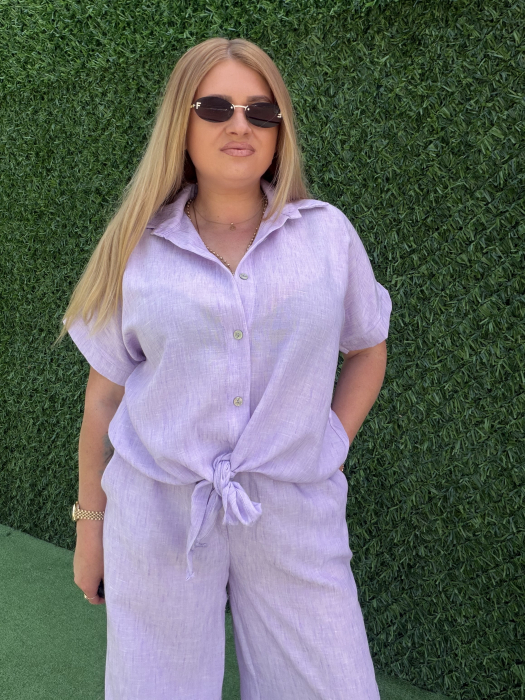 Compleu Sergio din vâscoză Lila [7]