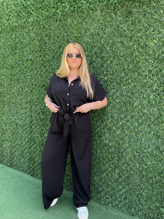 Compleu Sergio din vâscoză negru [4]