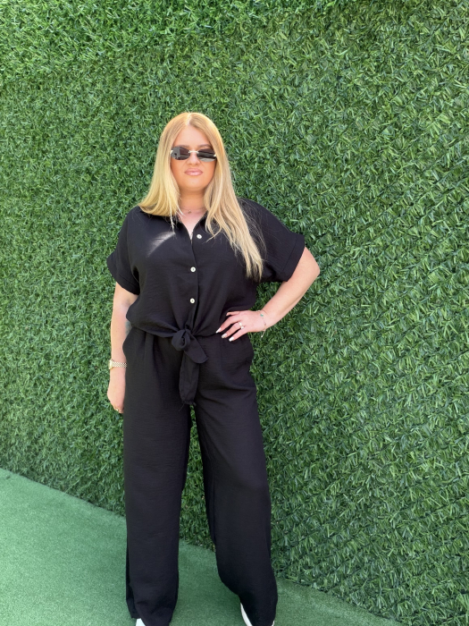 Compleu Sergio din vâscoză negru [5]