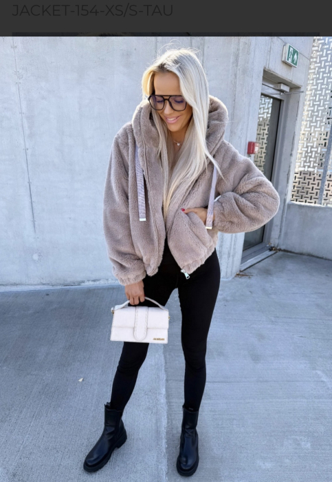 Geaca Dama Amy-bej Taupe [3]