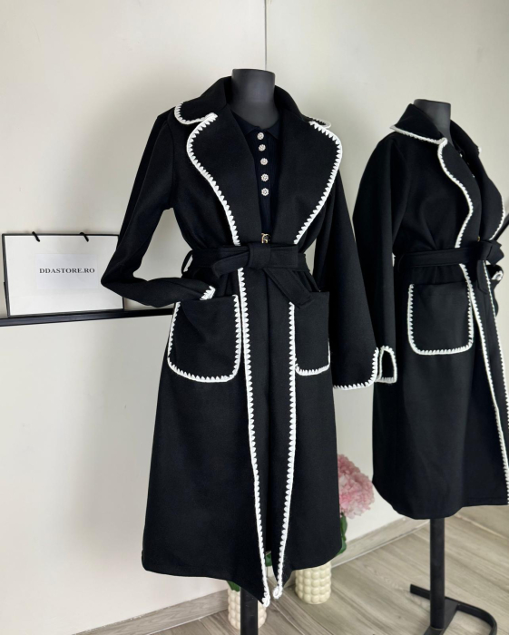 Palton Gossy-negru - [2]
