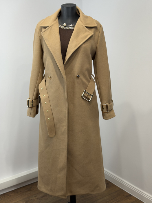 Palton Tailor-  Bej- [2]