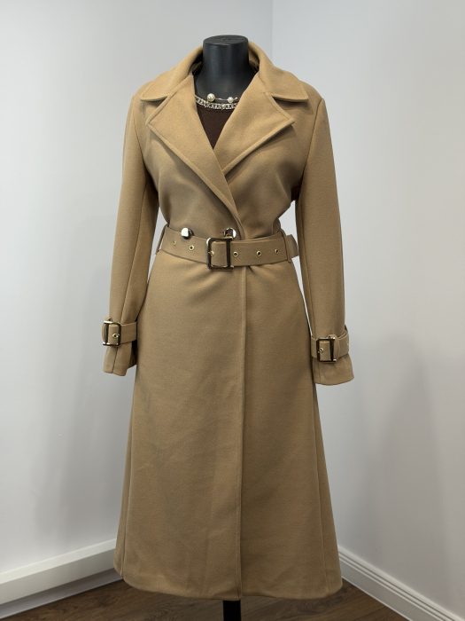 Palton Tailor-  Bej- [4]