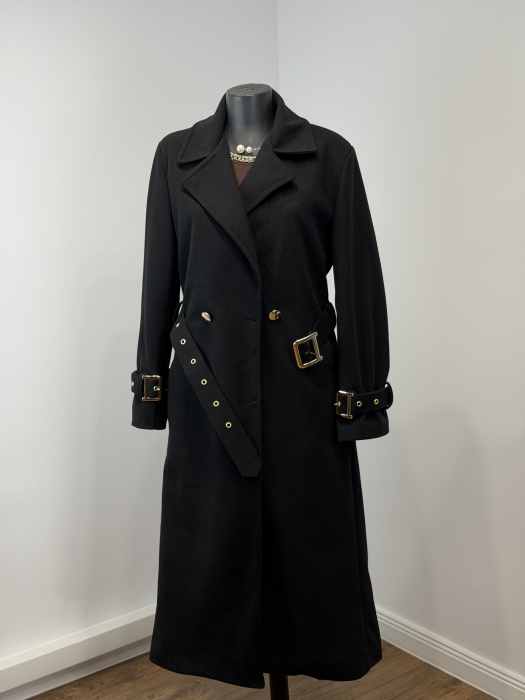 Palton Tailor-  Negru - [2]