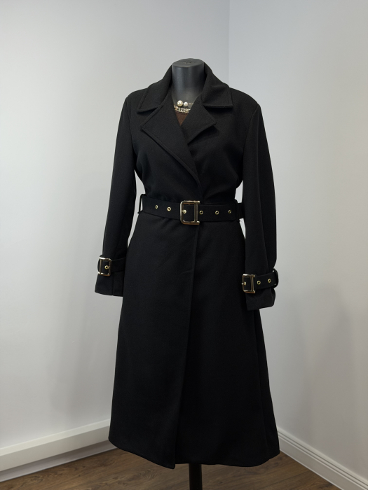 Palton Tailor-  Negru - [3]