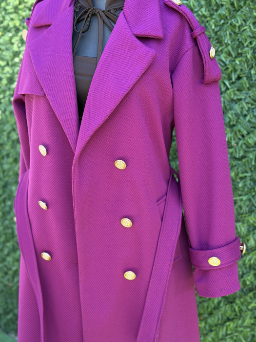 Palton Venetia fucsia [5]