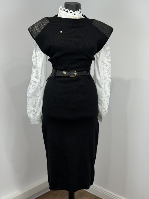 Rochie din Tricot curea inclusă [6]