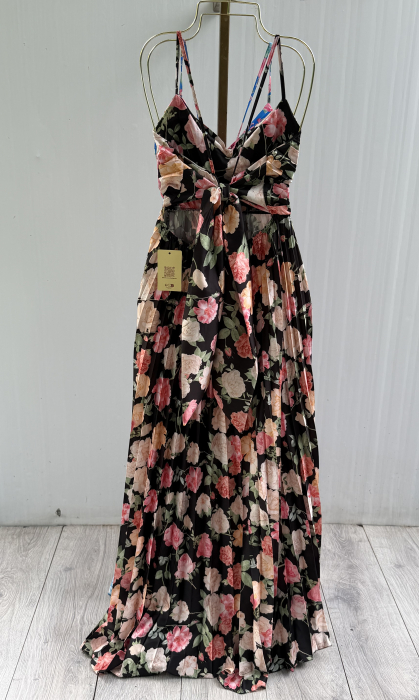 Rochie Dominicana plisată -negru [2]