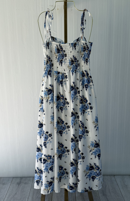 Rochie Mauri Flori bleo [2]