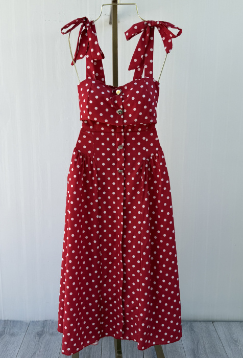 Rochie Miray Buline - Rosu [4]