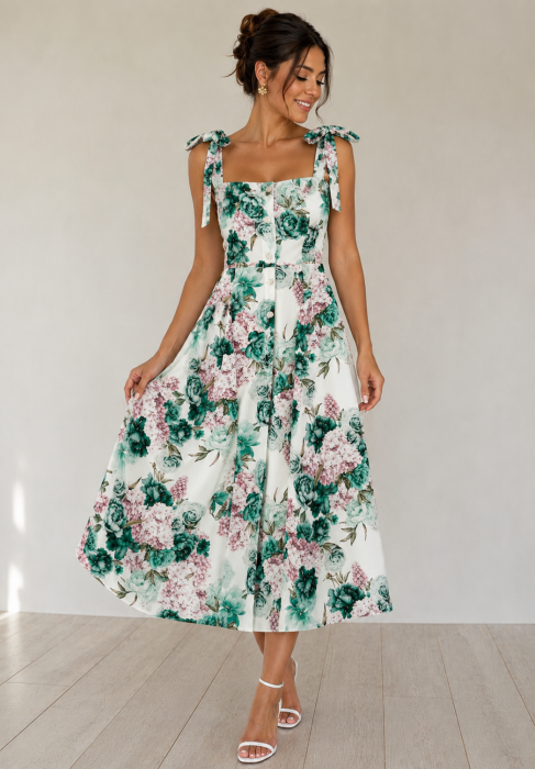 Rochie Miray verde turcoaz [4]