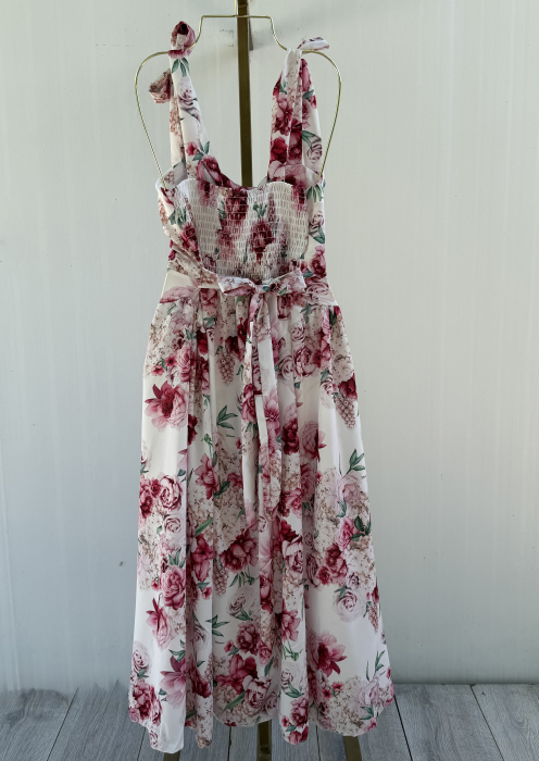 Rochie Miray floral rosu [2]