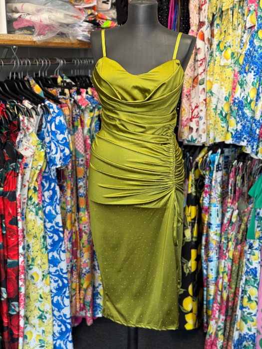 Rochie Reina-olive [1]