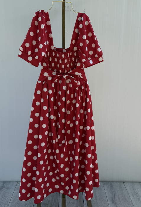 Rochie Roma - Buline Rosu [3]